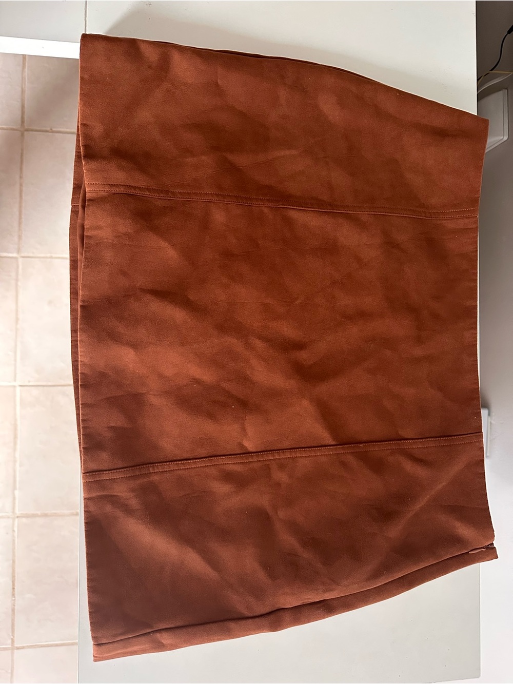 Dynamite mini fake suede skirt